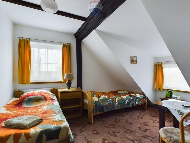 Dom drewniany przy Marinie