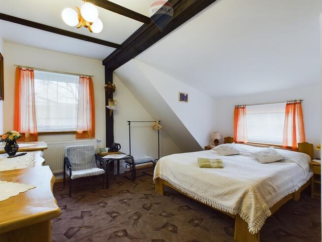 Dom drewniany przy Marinie