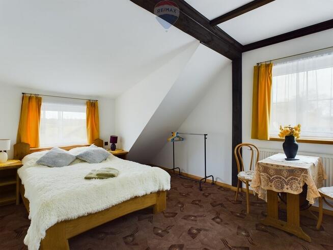 Dom drewniany przy Marinie