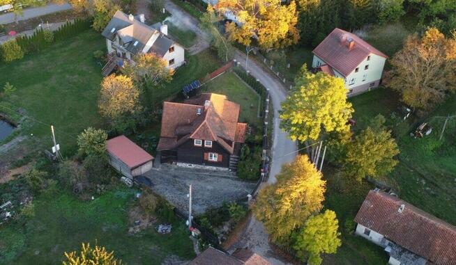 Dom drewniany przy Marinie