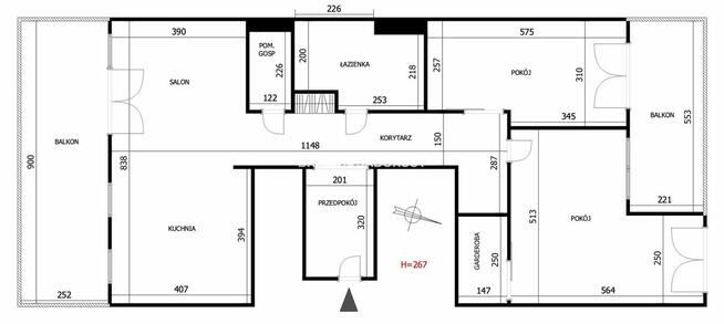 Mieszkanie Kraków Dębniki, Ludwinów, Ludwinowska