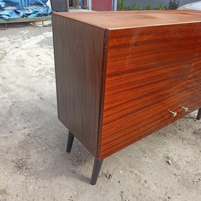 Szafka RTV, Komoda, Meble PRL, Wysoki połysk,