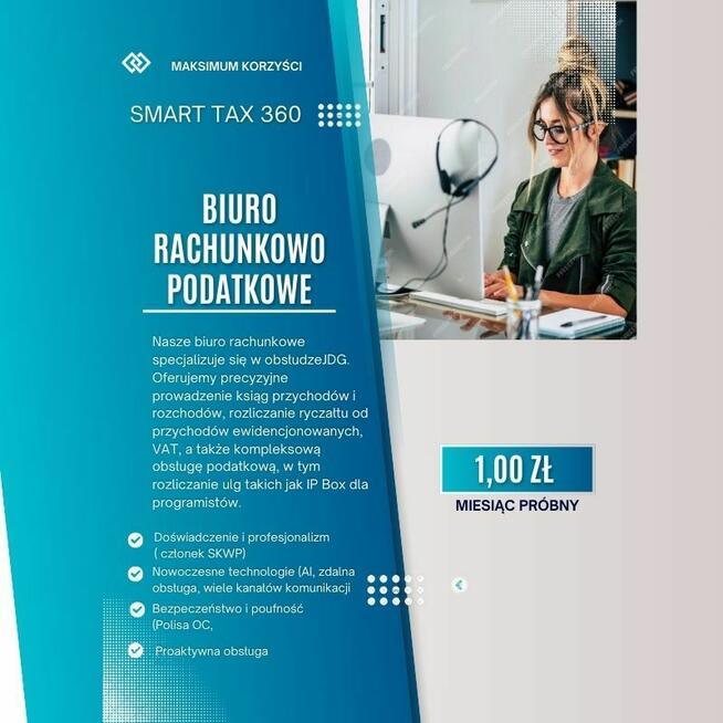 Biuro rachunkowe - księgowość dla JDG Żywiec, Jeleśnia, Miló
