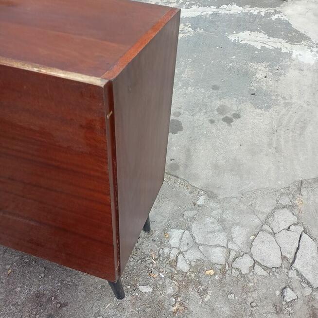 Szafka RTV, Komoda, Meble PRL, Wysoki połysk,