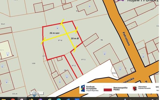 działka Bydgoszcz Fordon z pozwoleniem na budowę