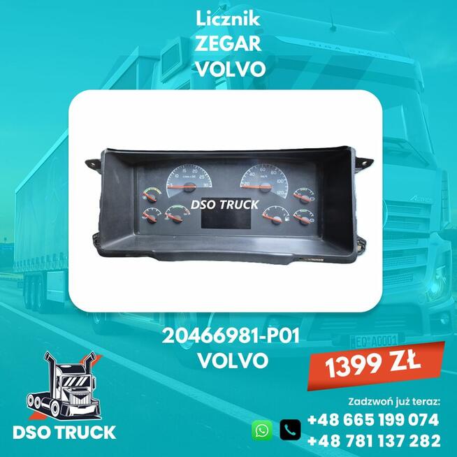 Zegar licznik volvo VDO FH FM 20466981-P01