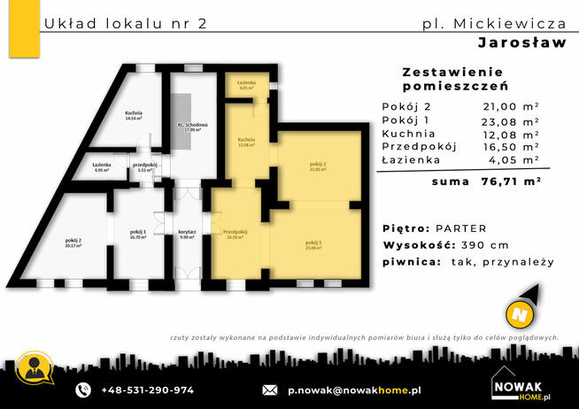 Jarosław, Mickiewicza – lokal NR 2 inwestycyjny na sprzedaż