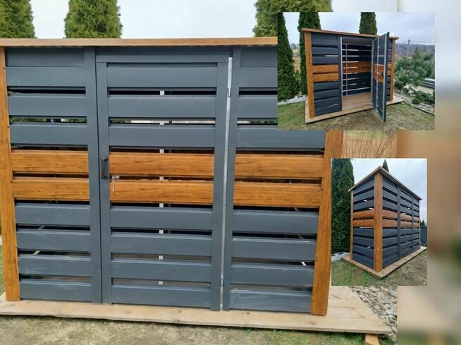 Wiata śmietnikowa 2,5x 1