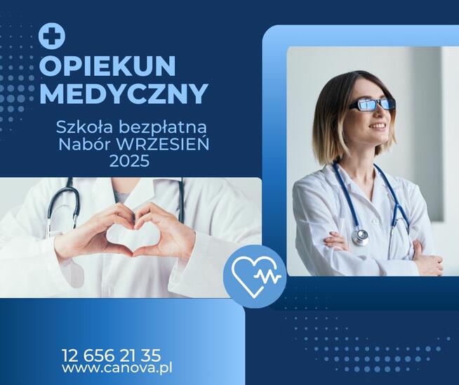 Opiekun medyczny -szkoła bezpłatna