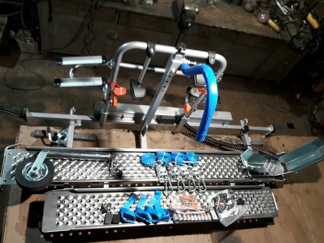 Platforma bagażnik motocyklowa na kamper vana lub kampera