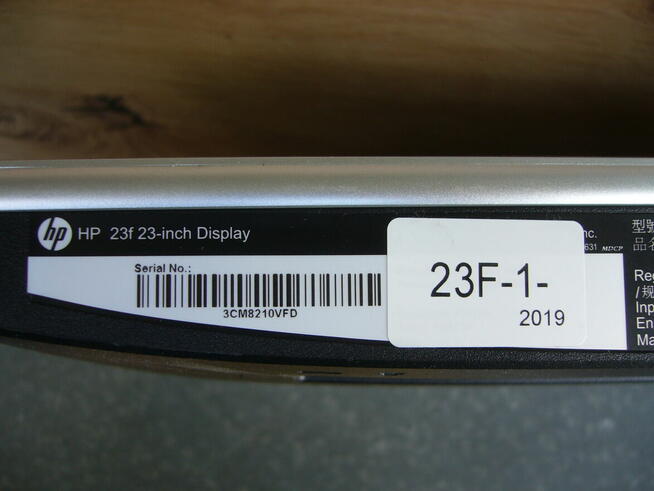 Monitor 23 cale HP uszkodzona matryca