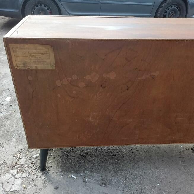 Szafka RTV, Komoda, Meble PRL, Wysoki połysk,