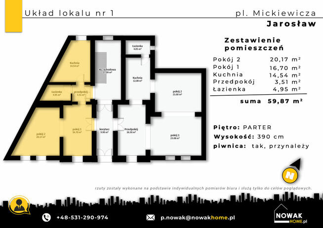 Jarosław, Mickiewicza – lokal NR 2 inwestycyjny na sprzedaż