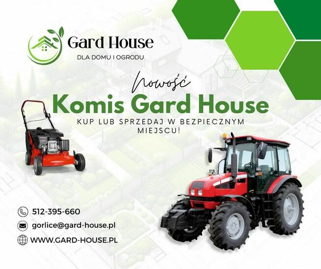 Komis maszyn i narzędzi ogrodowo-rolniczych w Gard House