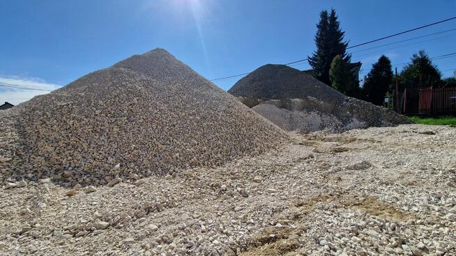 Kruszywa DOLOMITOWE grys, tłuczeń, kliniec, piasek, TRANSPORT