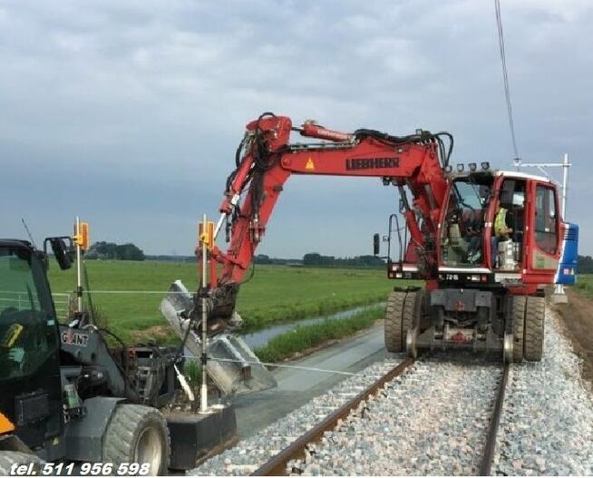 Liebherr A900C ZW Rail koparka kolejowa 2 kierunkowa