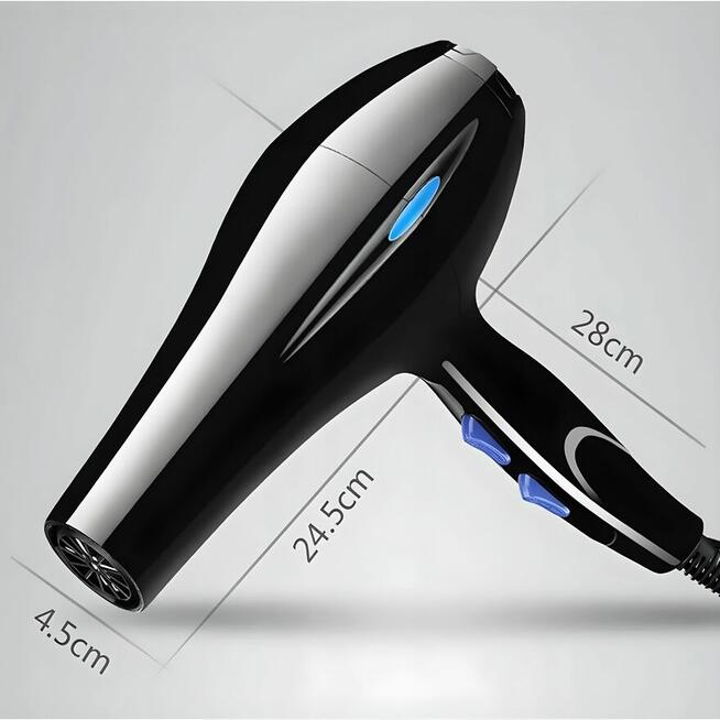 SUSZARKA DO WŁOSÓW 2200W Z JONIZACJĄ, DYFUZOREM, ZIMNYM NAWI