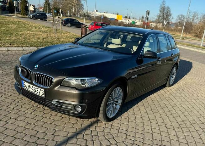 BMW Seria 5 520d xDrive Luxury Line, Polski salon, Bezwypadk