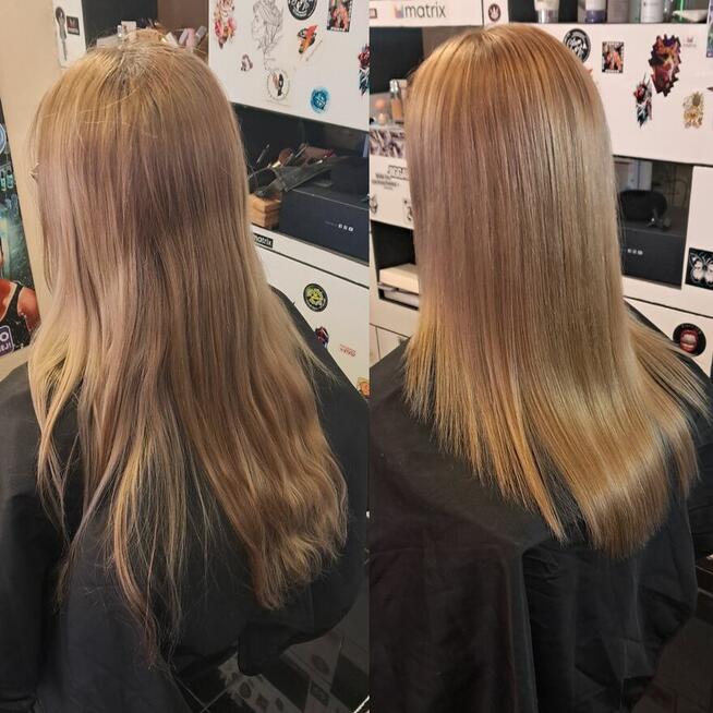 Fryzjer blond pruszków balejaż sombre Porto