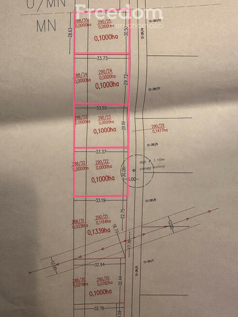 Działki budowlane -od 1000 m2