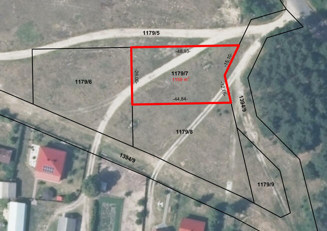 Działka Płazów gm. Narol