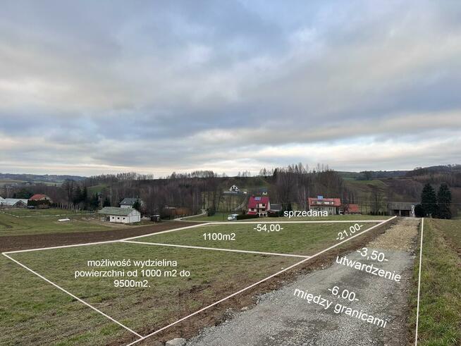 Działka budowlana Glinik gm. Wielopole Skrzyńskie