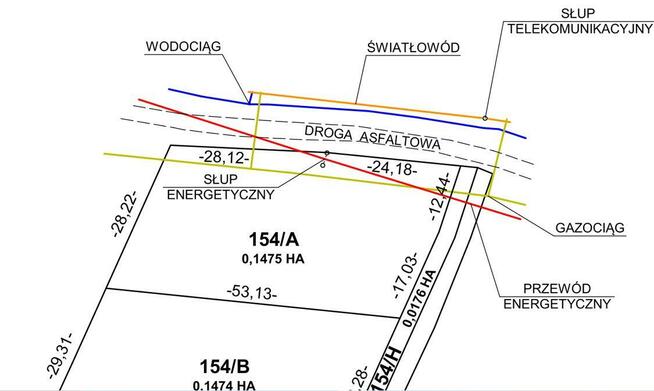 Działka budowlana Glinik gm. Wielopole Skrzyńskie