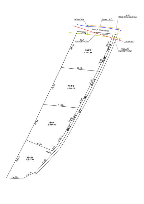 Działka budowlana Glinik gm. Wielopole Skrzyńskie