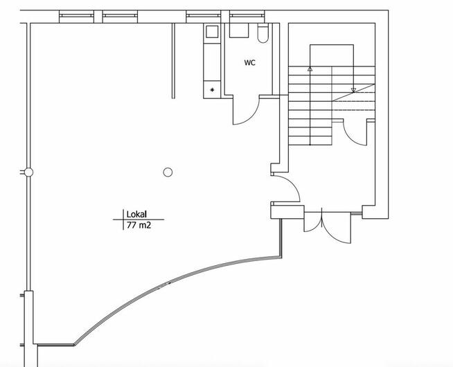 Jasny lokal na parterze Mieszka I