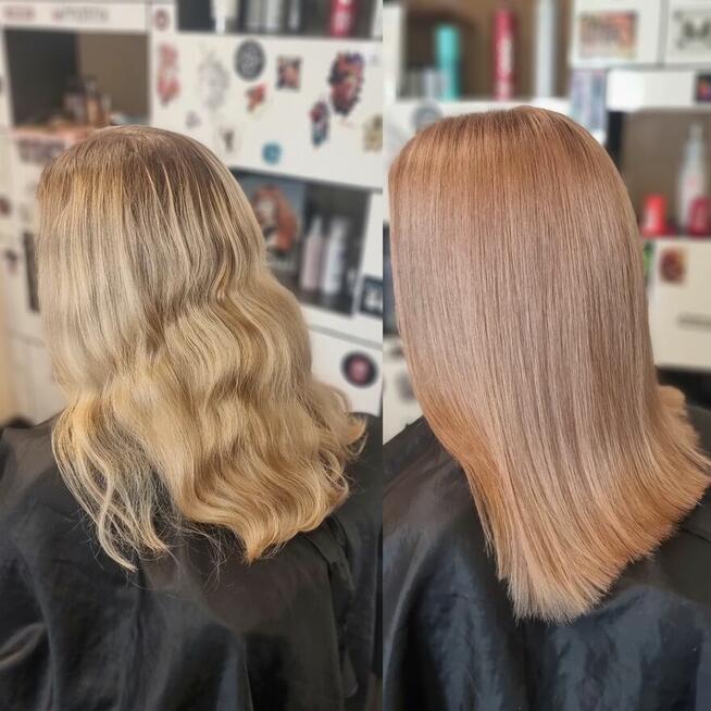 Fryzjer blond pruszków balejaż sombre Porto