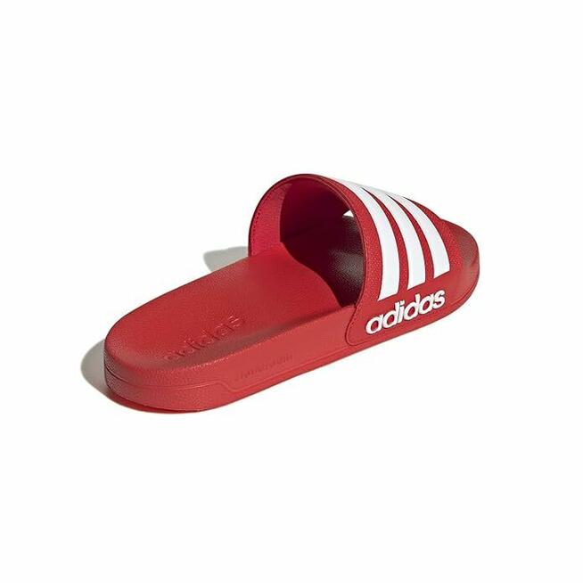 39 ADIDAS ADILETTE SHOWER KLAPKI BASEN PLAŻA CZERWONE 24,5cm