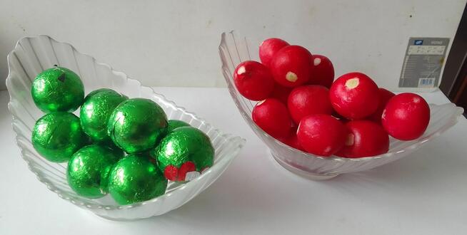 Salaterka Miseczka szklana łódka ARC ARCOROC FRANCE 6 szt.