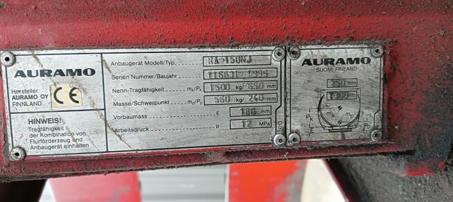 Chwytak do zwoi papieru AURAMO RA-150NJ