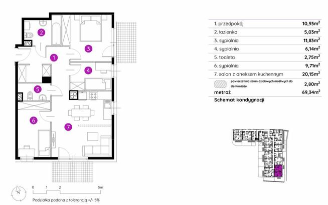 Apartament 55m2, 4 pokoje, Wysokie Rabaty, Bez Prowizji