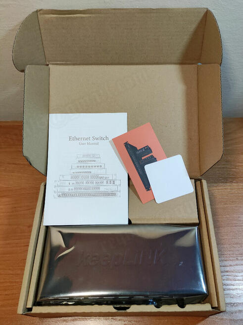 Przełącznik / switch zarządzalny Keeplink KP-9000-9XHML-X.