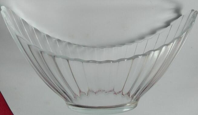 Salaterka Miseczka szklana łódka ARC ARCOROC FRANCE 6 szt.