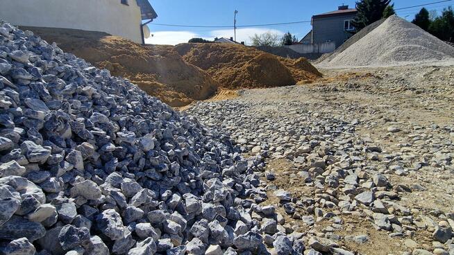 Kruszywa DOLOMITOWE grys, tłuczeń, kliniec, piasek, TRANSPORT