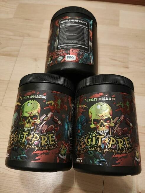 PROMO Przedtreningówka LEGIT PRE LEGIT PHARM cytrulina dopin