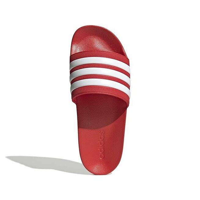 39 ADIDAS ADILETTE SHOWER KLAPKI BASEN PLAŻA CZERWONE 24,5cm