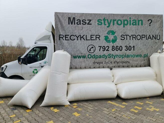 Granulat styropianowy regranulat styropianu styrobeton ŁÓDŹ