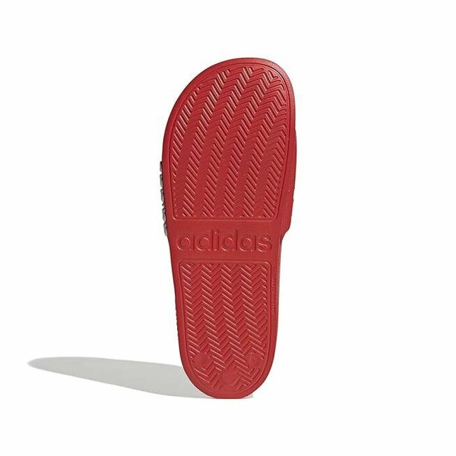 39 ADIDAS ADILETTE SHOWER KLAPKI BASEN PLAŻA CZERWONE 24,5cm