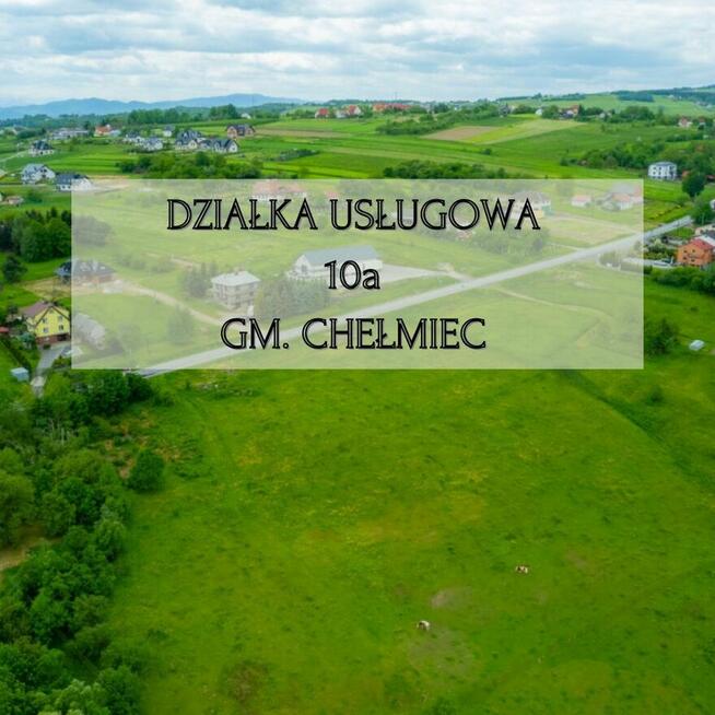 Działka usługowa gm. Chełmiec