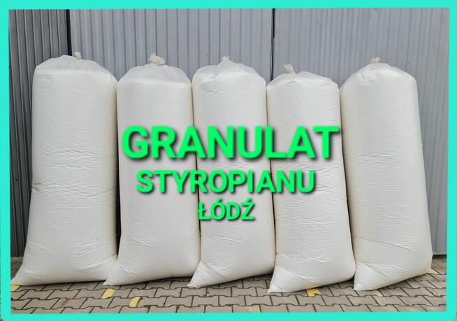 Granulat styropianowy regranulat styropianu styrobeton ŁÓDŹ