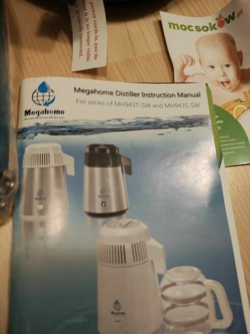 NOWY destylator wody zdrowa woda soki fit czysta woda