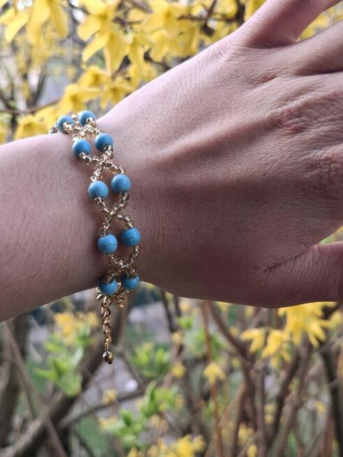 Bransoletki z turkusu potężnego talizmanu ochronnego