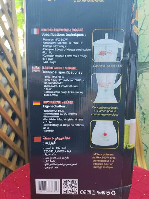 Młynek do Kawy Blender Kielichowy Mikser Robot Kuchenny