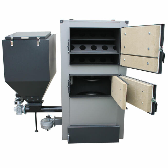 Kocioł KG-ECO 100kW do 800 m2 z podajnikiem na ekogroszek