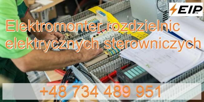 Elektromonter rozdzielnic elektrycznych sterowniczych