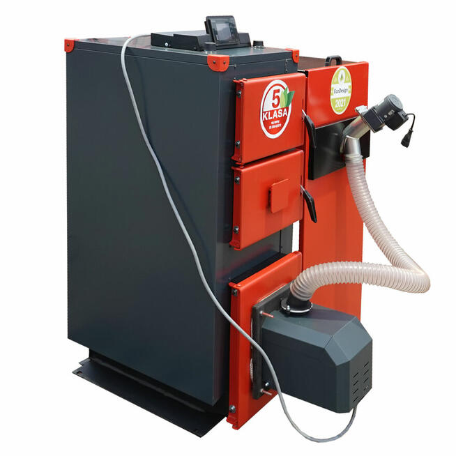 Kocioł Piec na Pellet Drewno Węgiel 5 klasa 13kW