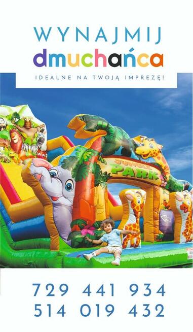 Wynajem zjedzalni dmuchanej